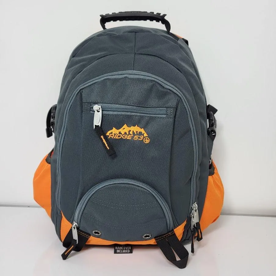 ■ Ridge 53 - Bolton Backpack - Grey and Orange