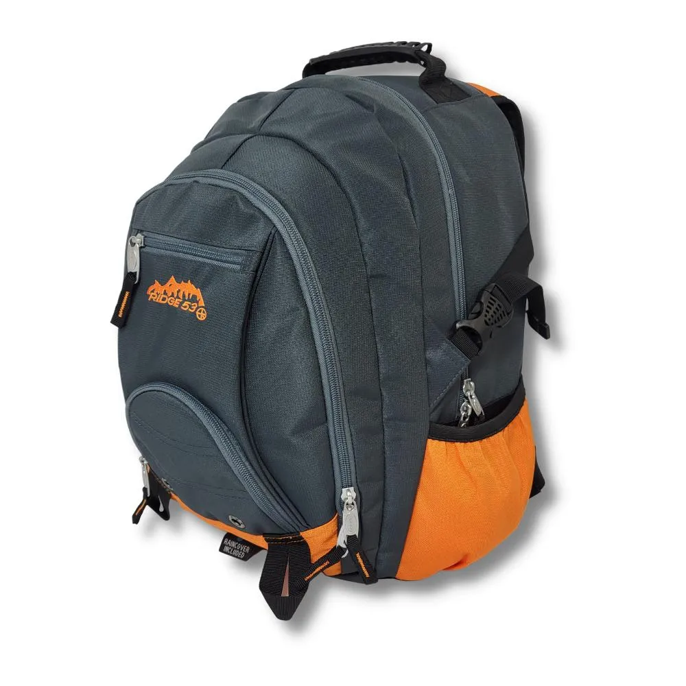 ■ Ridge 53 - Bolton Backpack - Grey and Orange