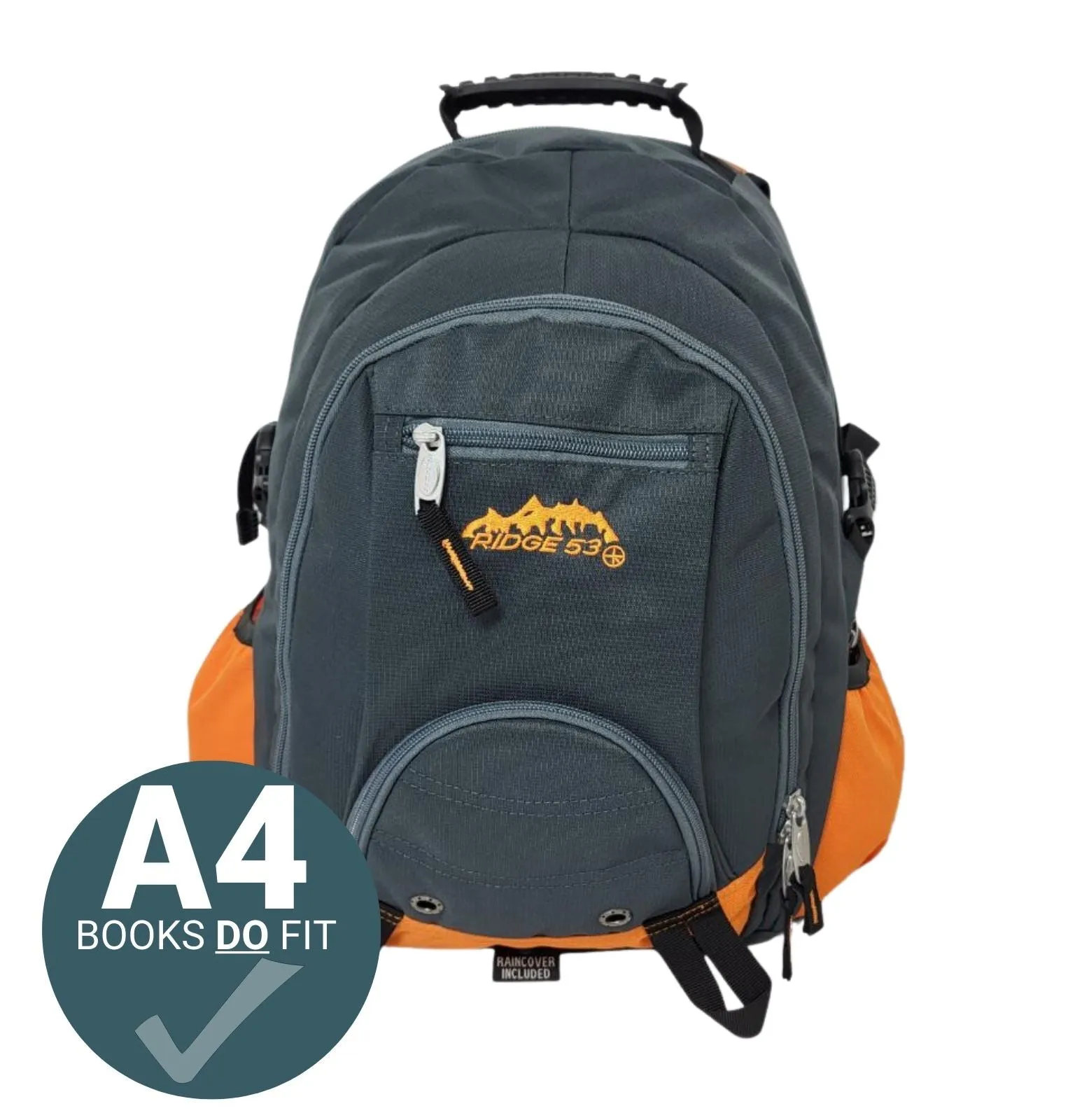 ■ Ridge 53 - Bolton Backpack - Grey and Orange