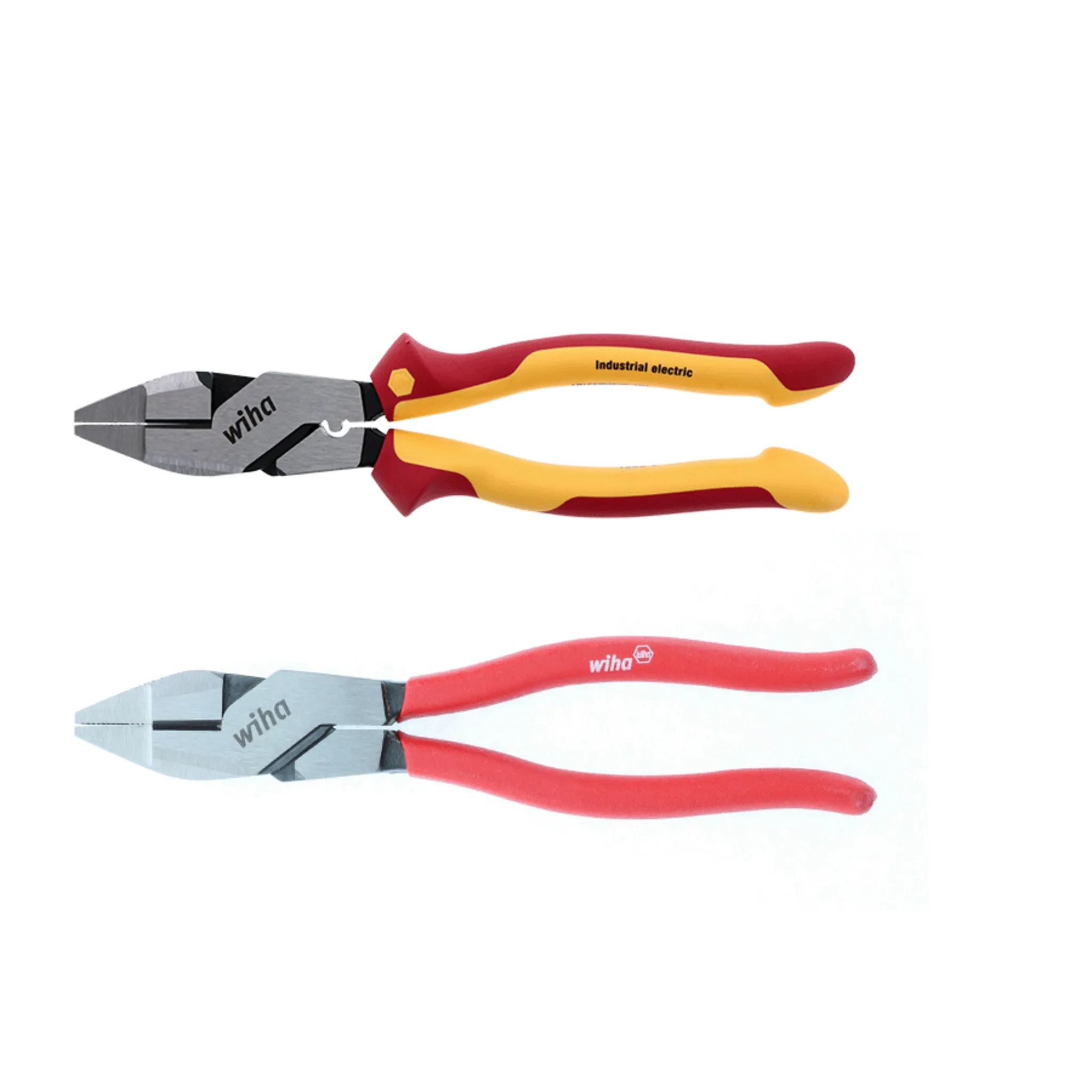 2 Piece Insulated and Classic Grip NE Style Lineman's Pliers Set