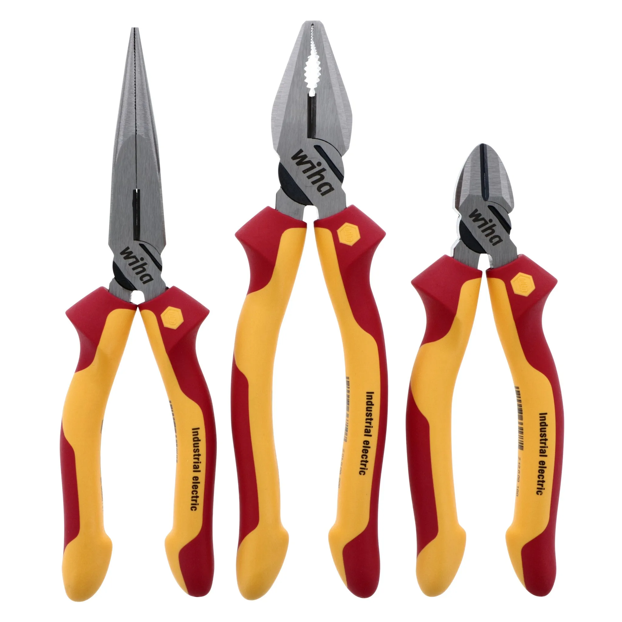 3 Piece Insulated Pliers and Cutters Set