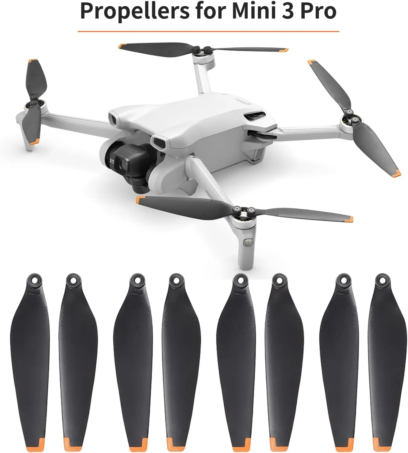 8Pcs Propellers Compatible with DJI Pro Mini 3 4