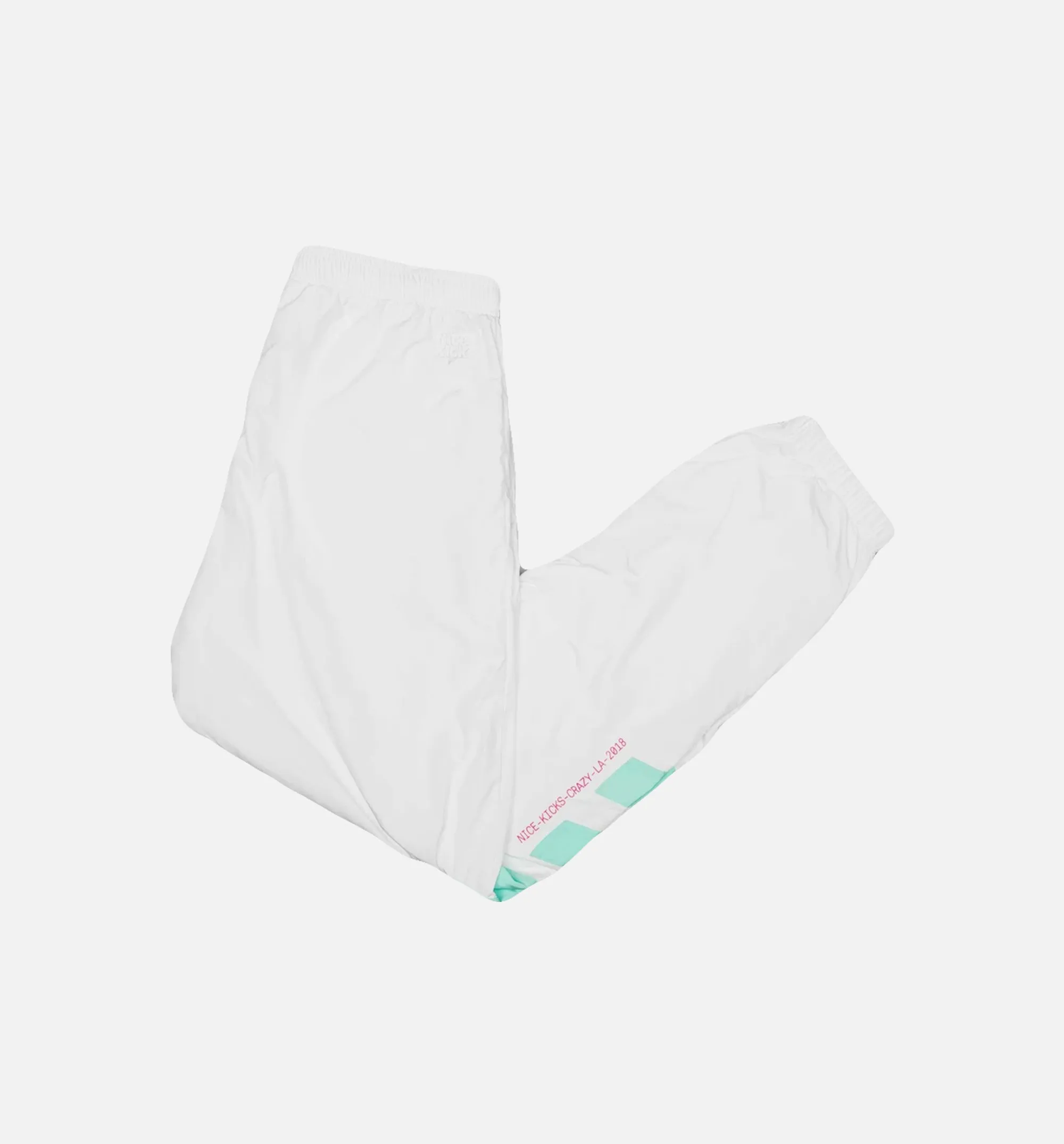 adidas Consortium X Nice Kicks Mens Track Pants - White/Teal