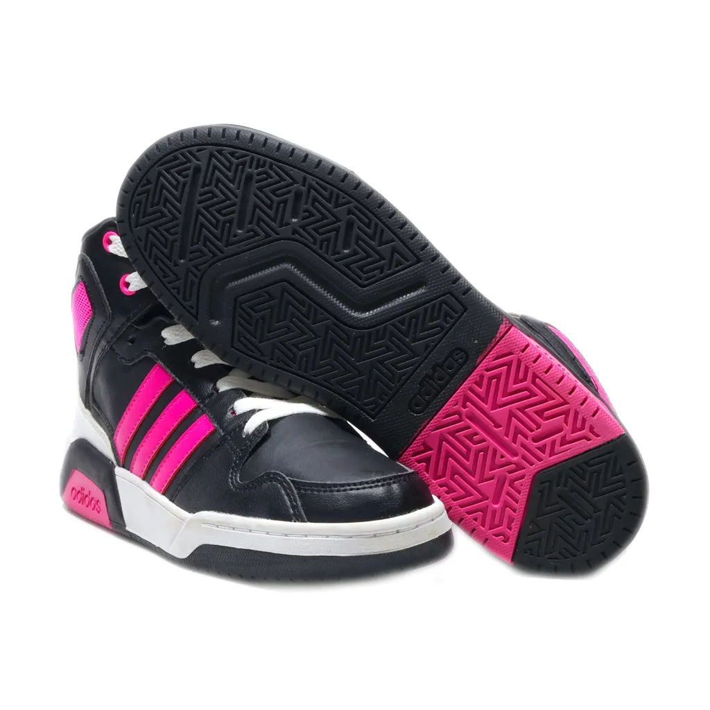 Adidas Neo Sneakers Leather Black Colour For Kids