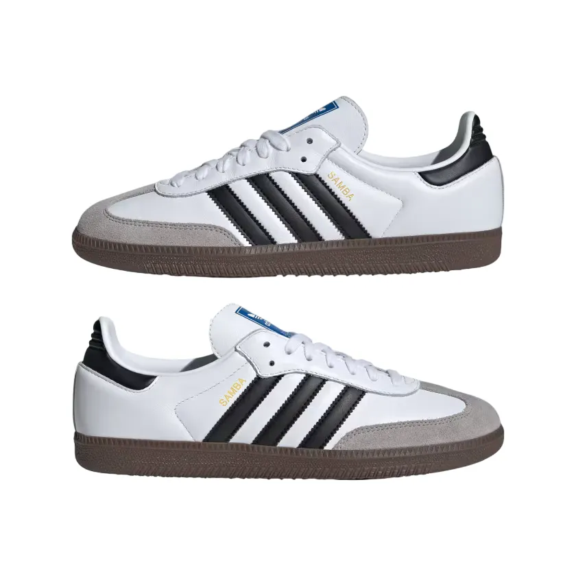 Adidas Originals scarpa sneakers da adulto Samba OG B75806 bianco-nero