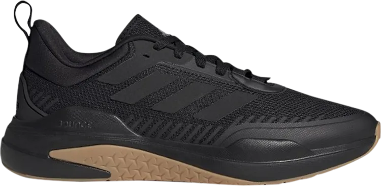 Adidas Trainer V 'Black Gum' sneakers, black