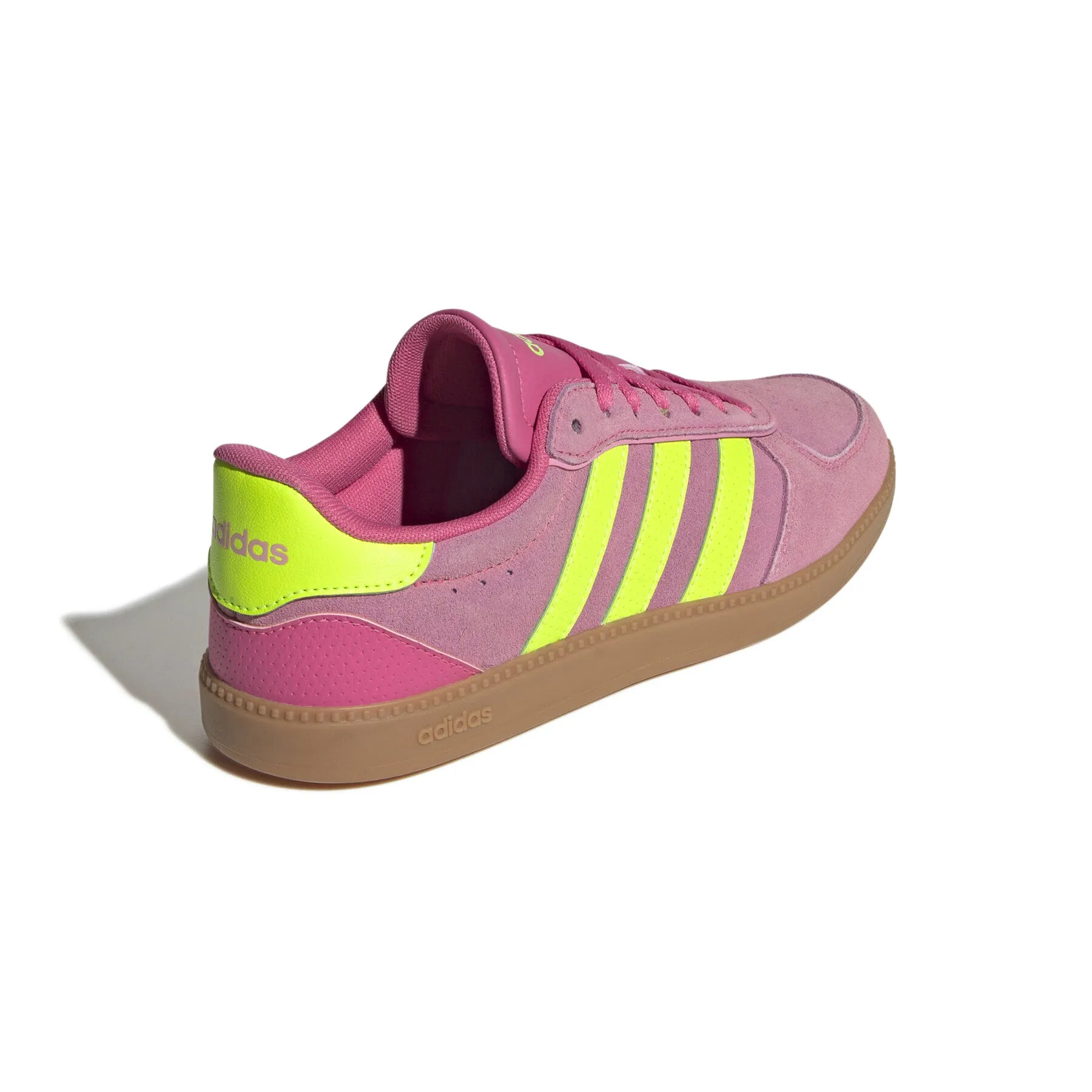 ADIDAS WOMENS BREAKNET SLEEK - Pulse Magenta / Lucid Lemon / Bliss Pink