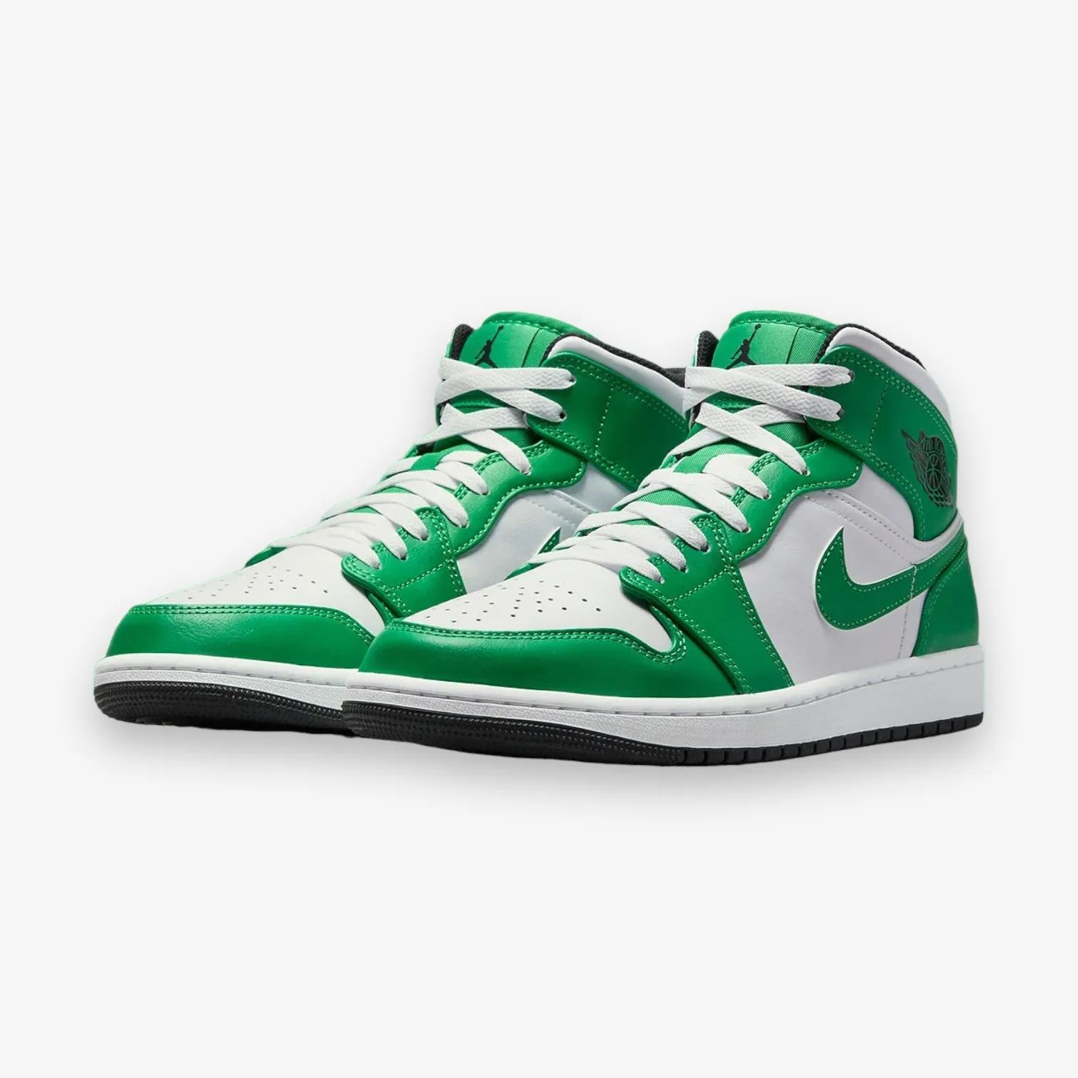 Air Jordan 1 Mid Lucky Green Black White DQ8426-301