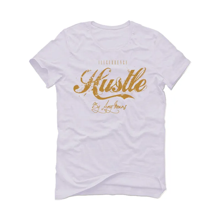 Air Jordan 13 “Wheat” | illcurrency White T-Shirt (Hustle By Any Means)