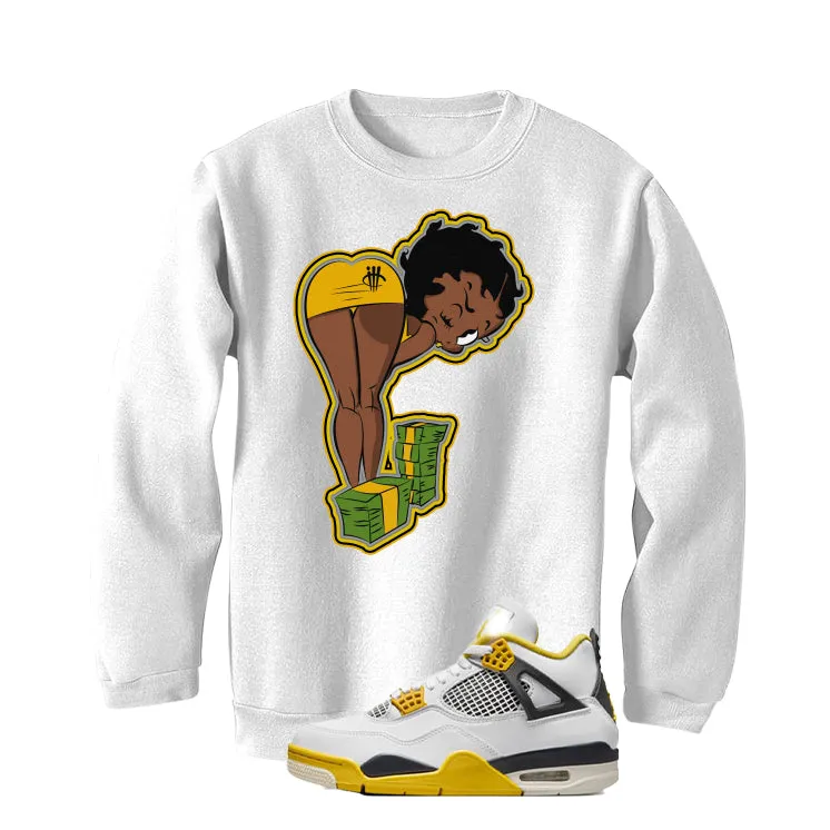 Air Jordan 4 WNNS “Vivid Sulfur” | illcurrency White T-Shirt (BOO)