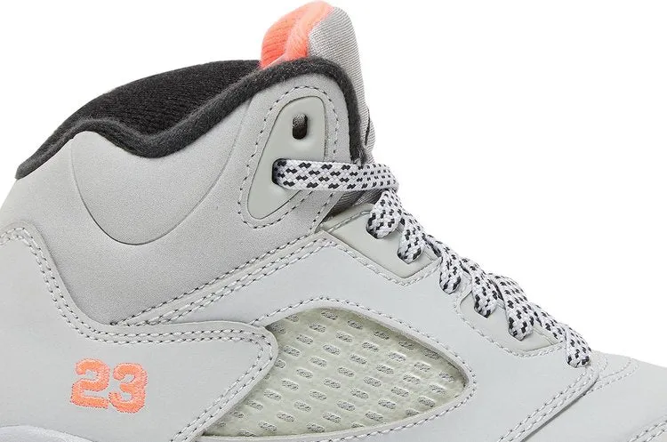 Air Jordan 5 Retro PS Wolf Gray Hot Lava sneakers, gray