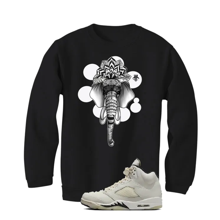 Air Jordan 5 SE “Sail” | illcurrency Black T-Shirt (Elephant)