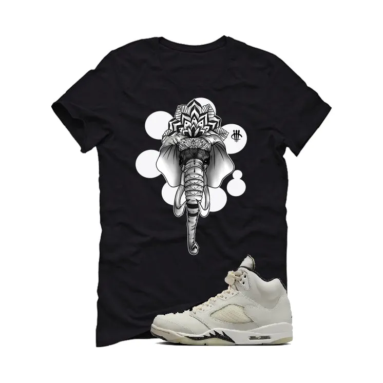 Air Jordan 5 SE “Sail” | illcurrency Black T-Shirt (Elephant)