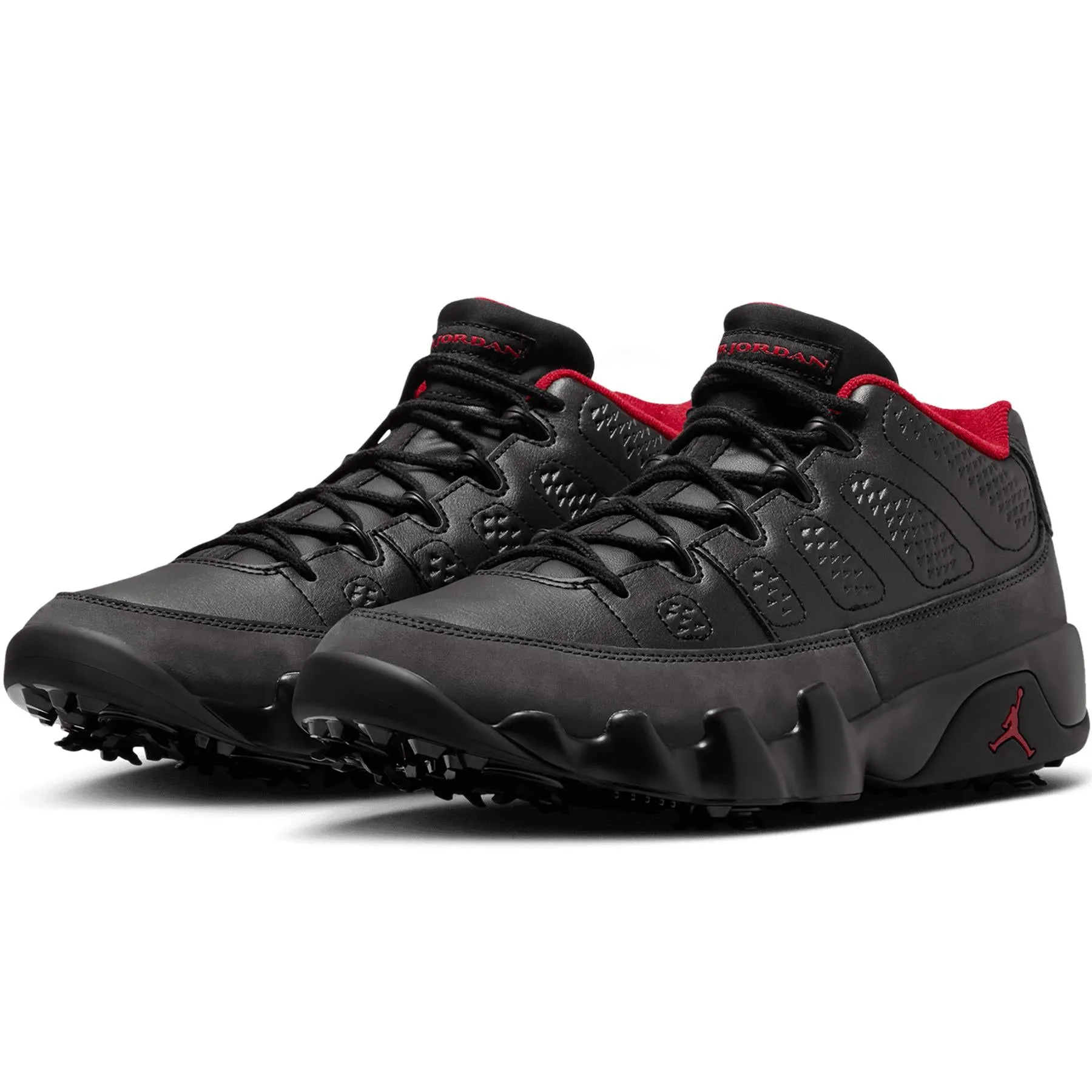 Air Jordan 9 Retro Golf Shoes Black/Dark Charcoal - W24