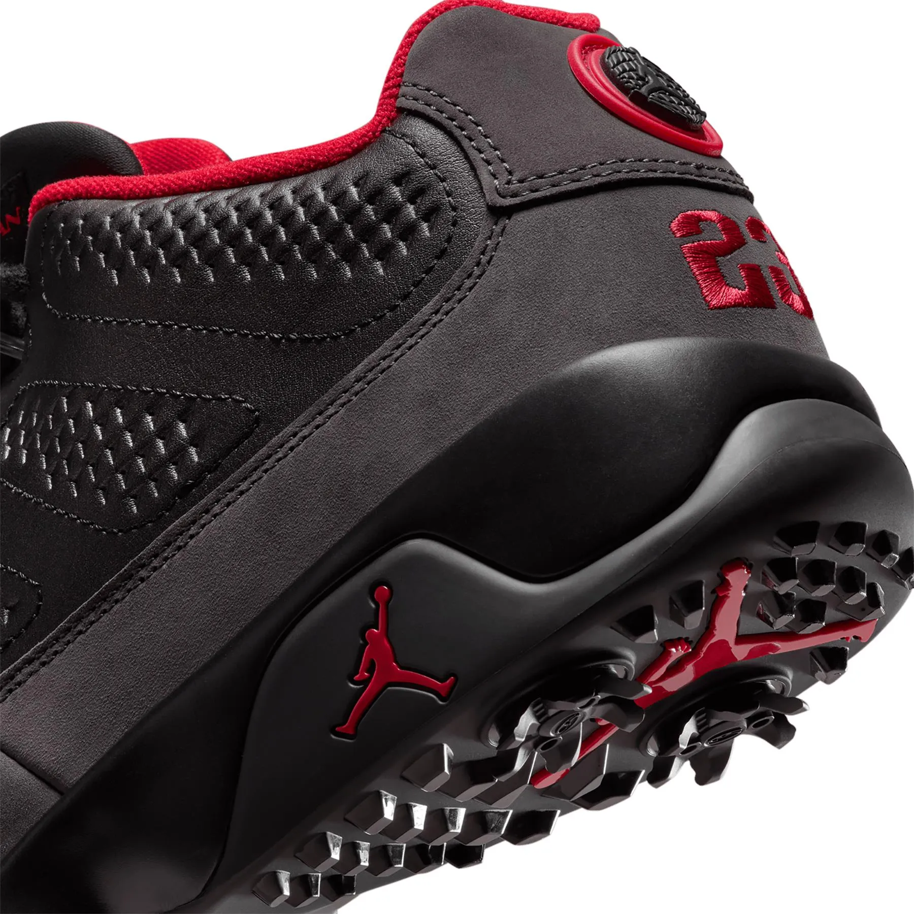 Air Jordan 9 Retro Golf Shoes Black/Dark Charcoal - W24