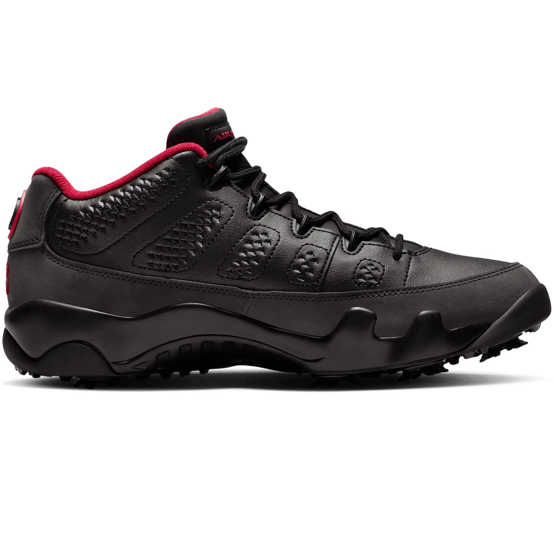 Air Jordan 9 Retro Golf Shoes Black/Dark Charcoal - W24