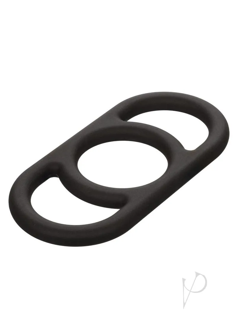 Alpha Silicone Commander Ring Black