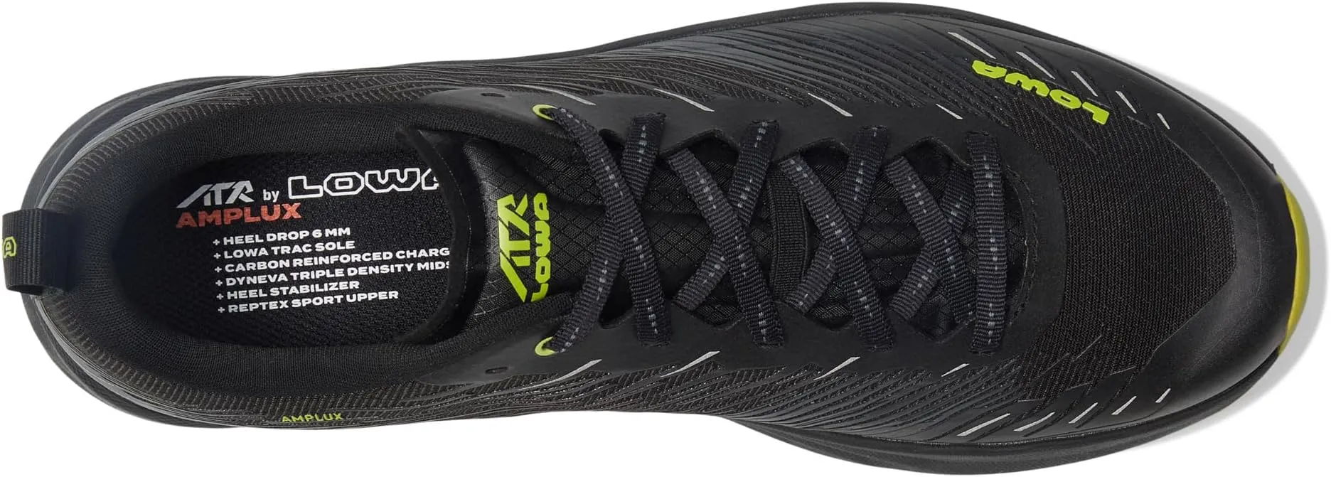 Amplux Lowa sneakers, Black/Lime