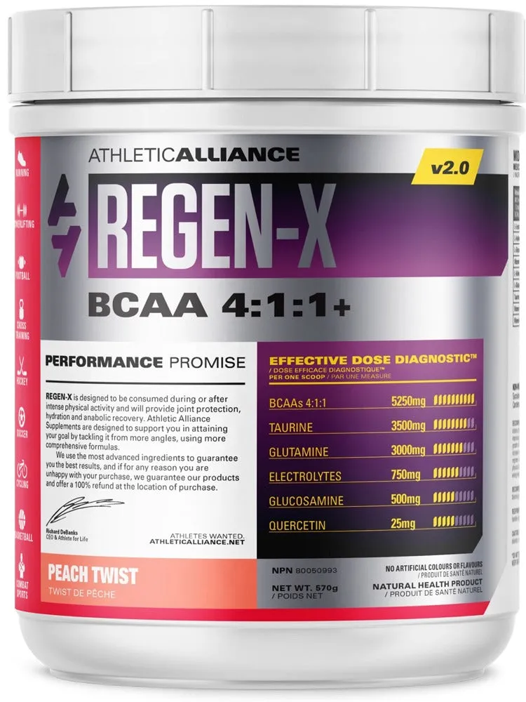 ATHLETIC ALLIANCE Regen X BCAA (Peach Twist - 570 gr)