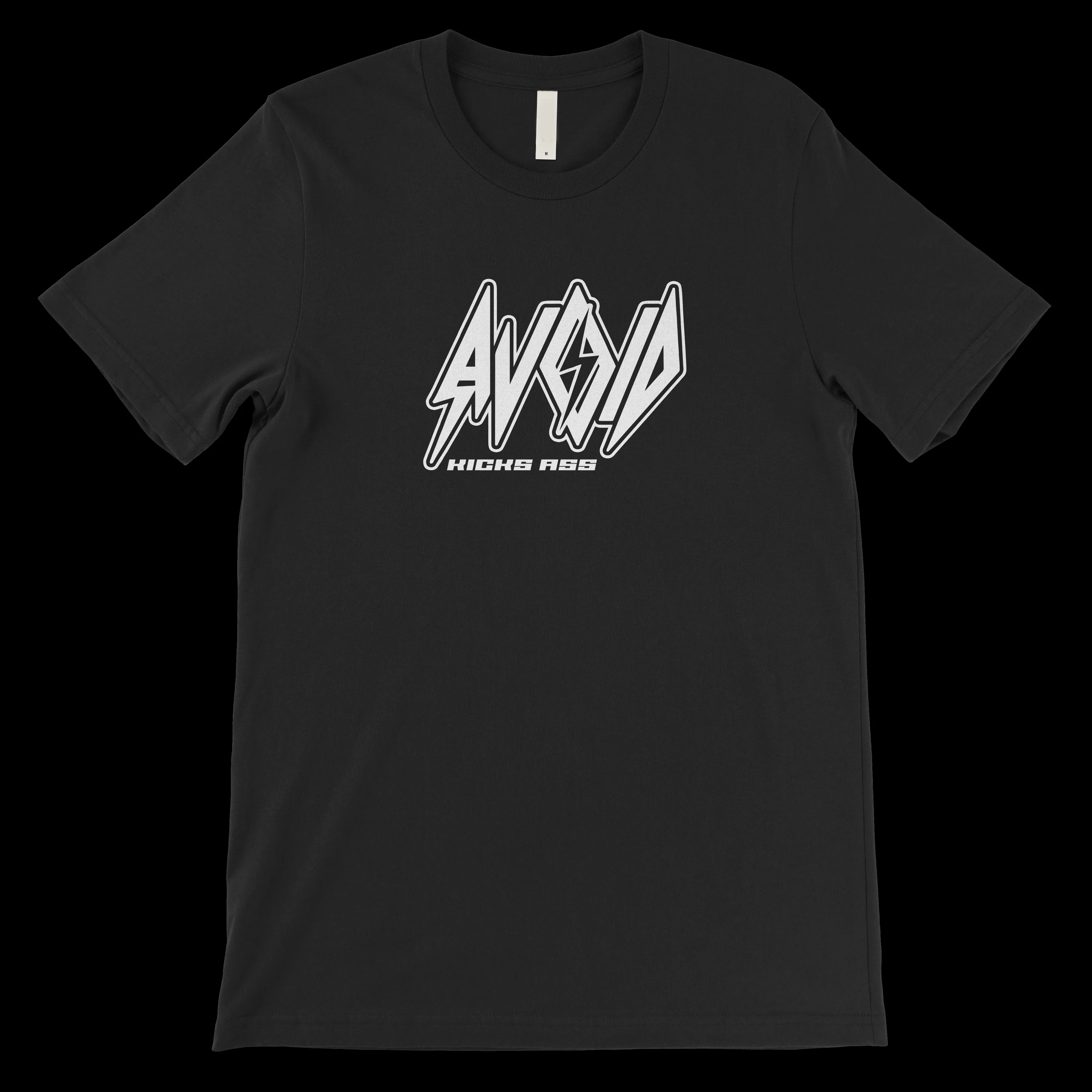 AVOID - Kicks Ass Black Tee