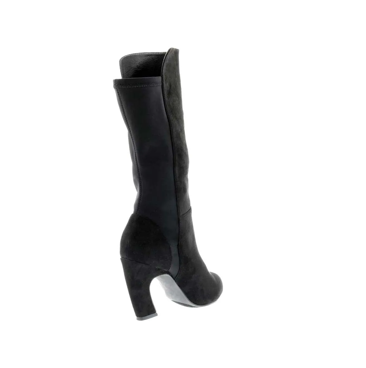 Bellini Chrome Women Boots In Black Micro/stretch