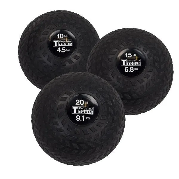 Body Solid Premium Tire Tread Slam Ball - 10 through 20 lb