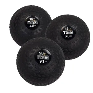 Body Solid Premium Tire Tread Slam Ball - 10 through 20 lb