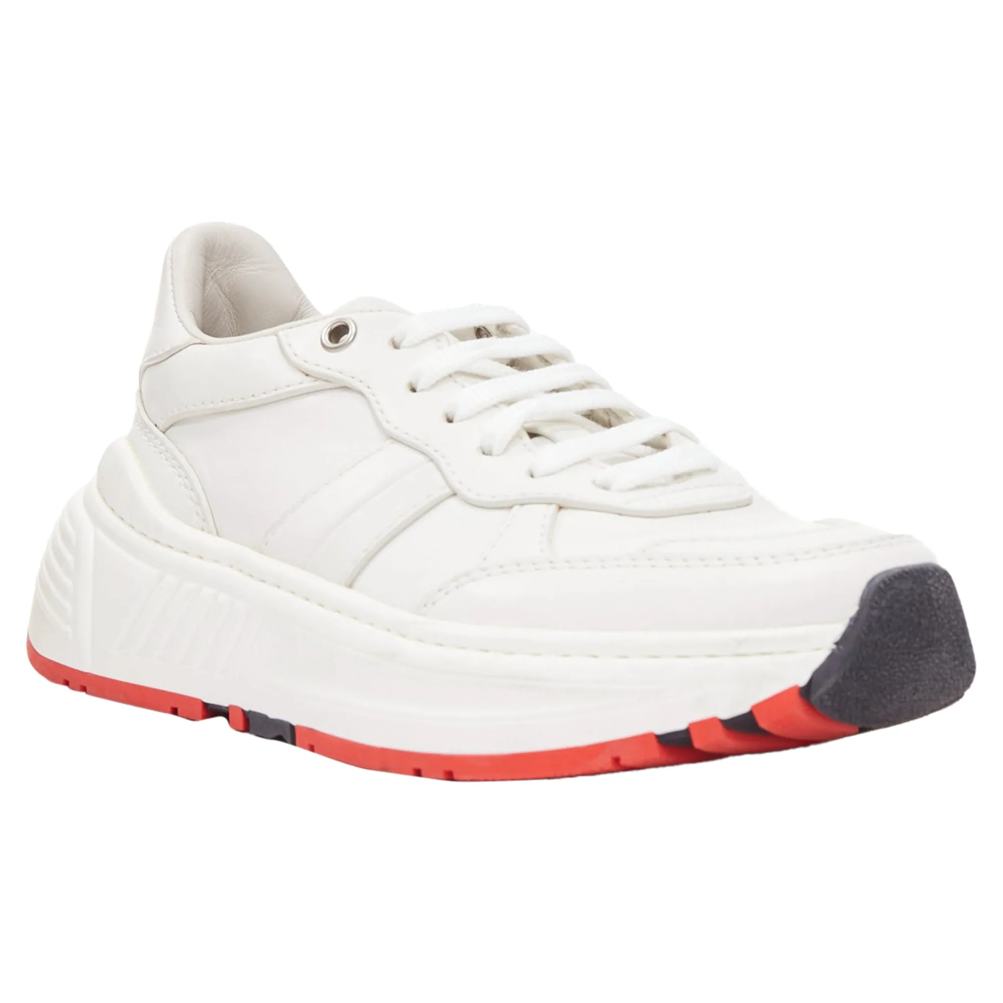 Bottega Veneta Speedster Leather Panelled Soled Dad Sneakers