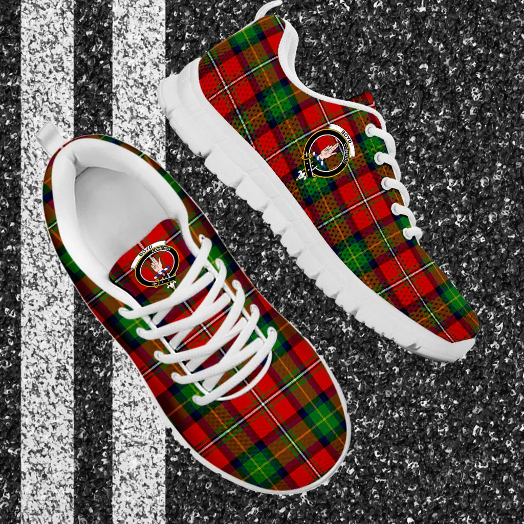 Boyd Tartan Sneakers with Family Crest