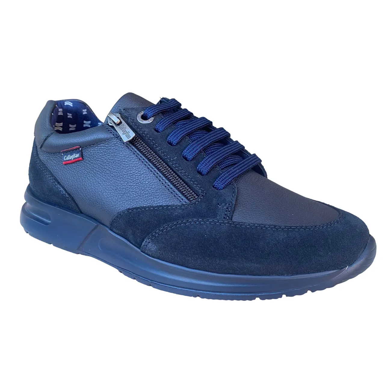 CallagHan scarpa sneakers da uomo Luxe 91328 blu