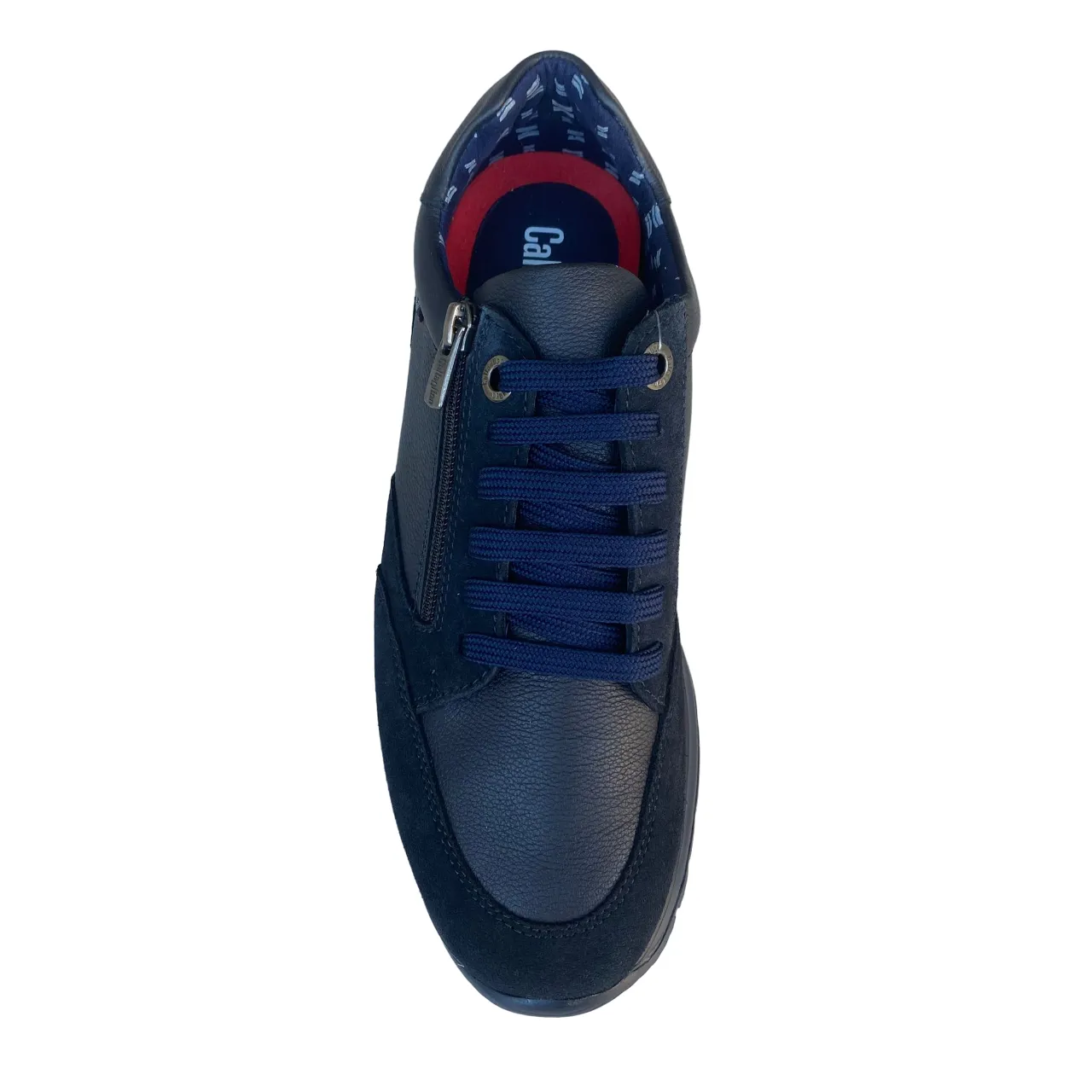 CallagHan scarpa sneakers da uomo Luxe 91328 blu