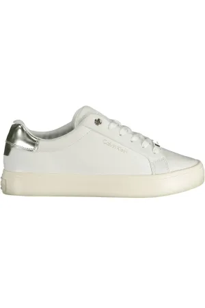 CALVIN KLEIN WHITE WOMEN'S SPORTS SHOES