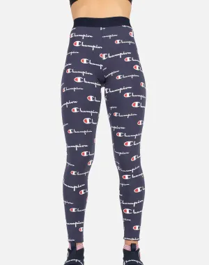 Champion ALL-OVER LOGO LEGGINGS