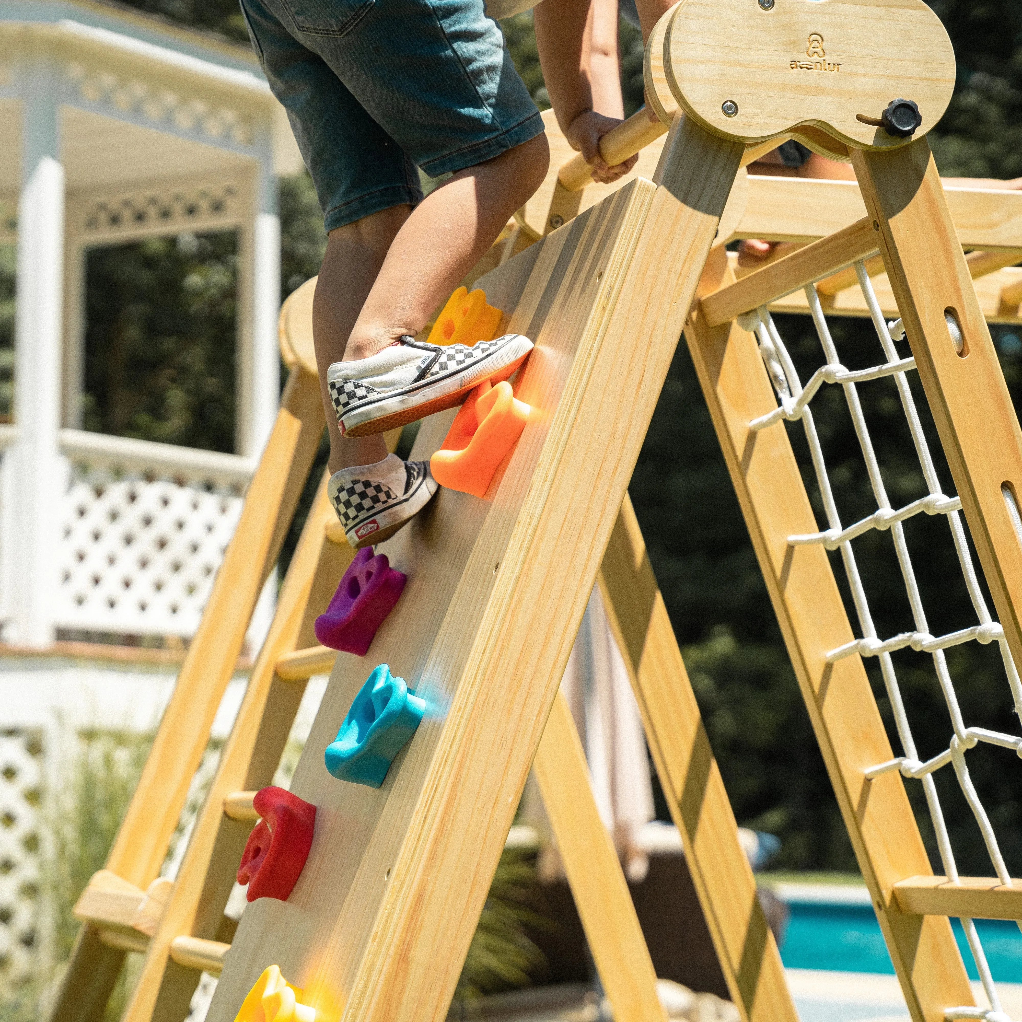 Chestnut - 8-in-1 Indoor Jungle Gym