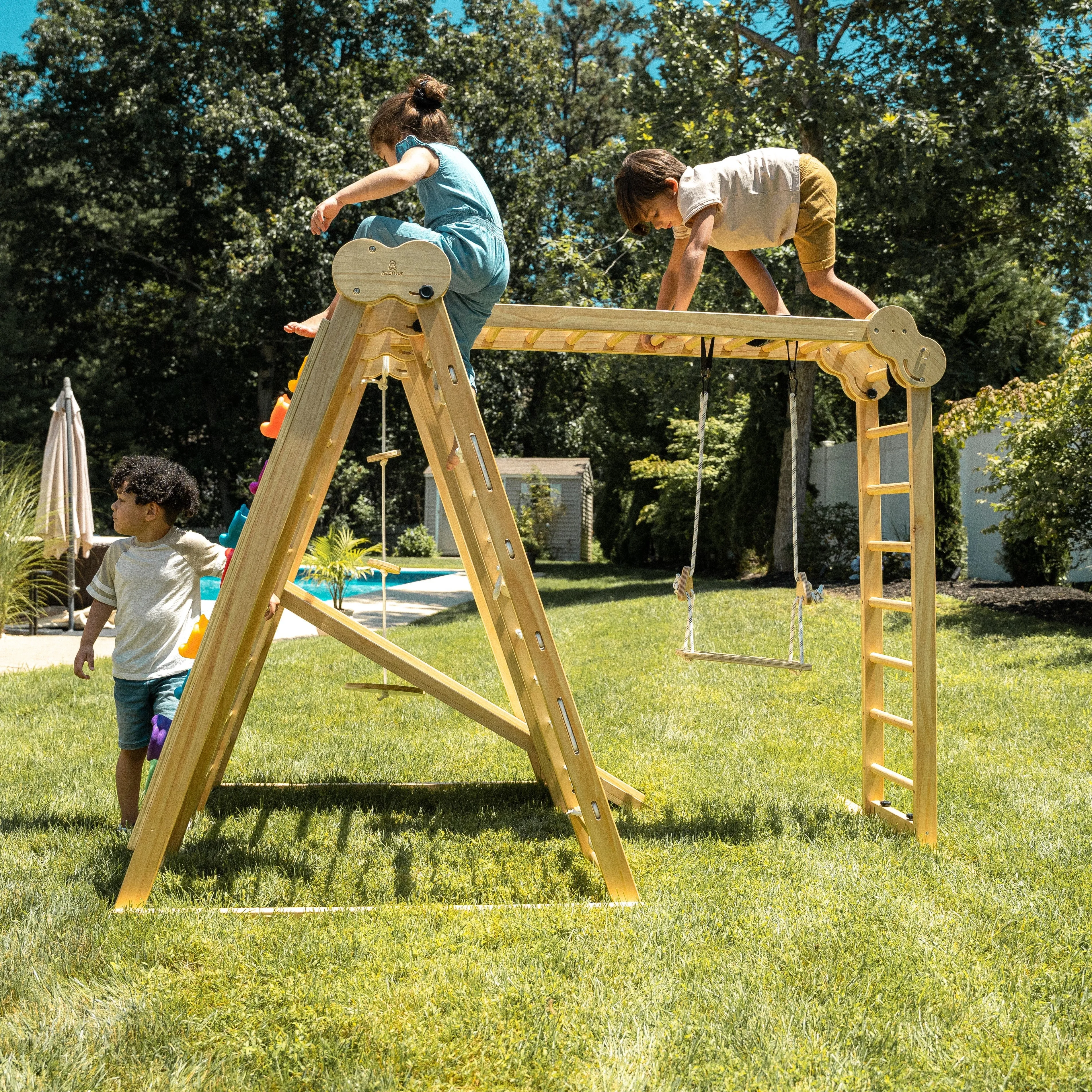 Chestnut - 8-in-1 Indoor Jungle Gym