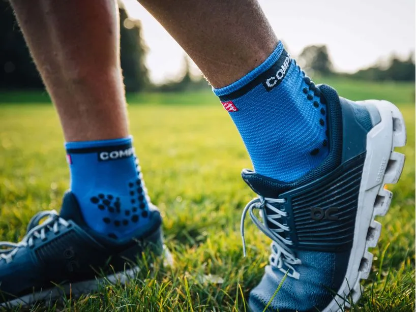 Compressport Pro Racing Socks V3.0 Run High (PRSV3-RH_512) - Blue Lolite