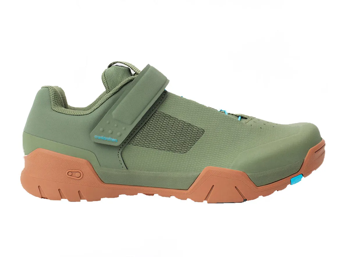 Crank Brothers Mallet E Speedlace MTB Shoe - Green-Blue-Gum