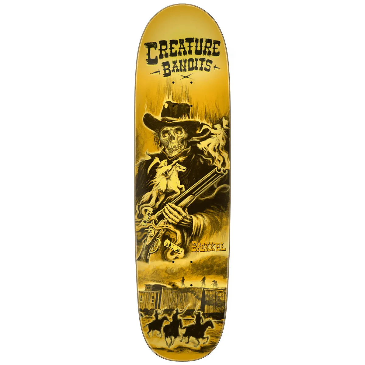 Creature - Kevin Baekkel Bandits 8.5 Skateboard Deck