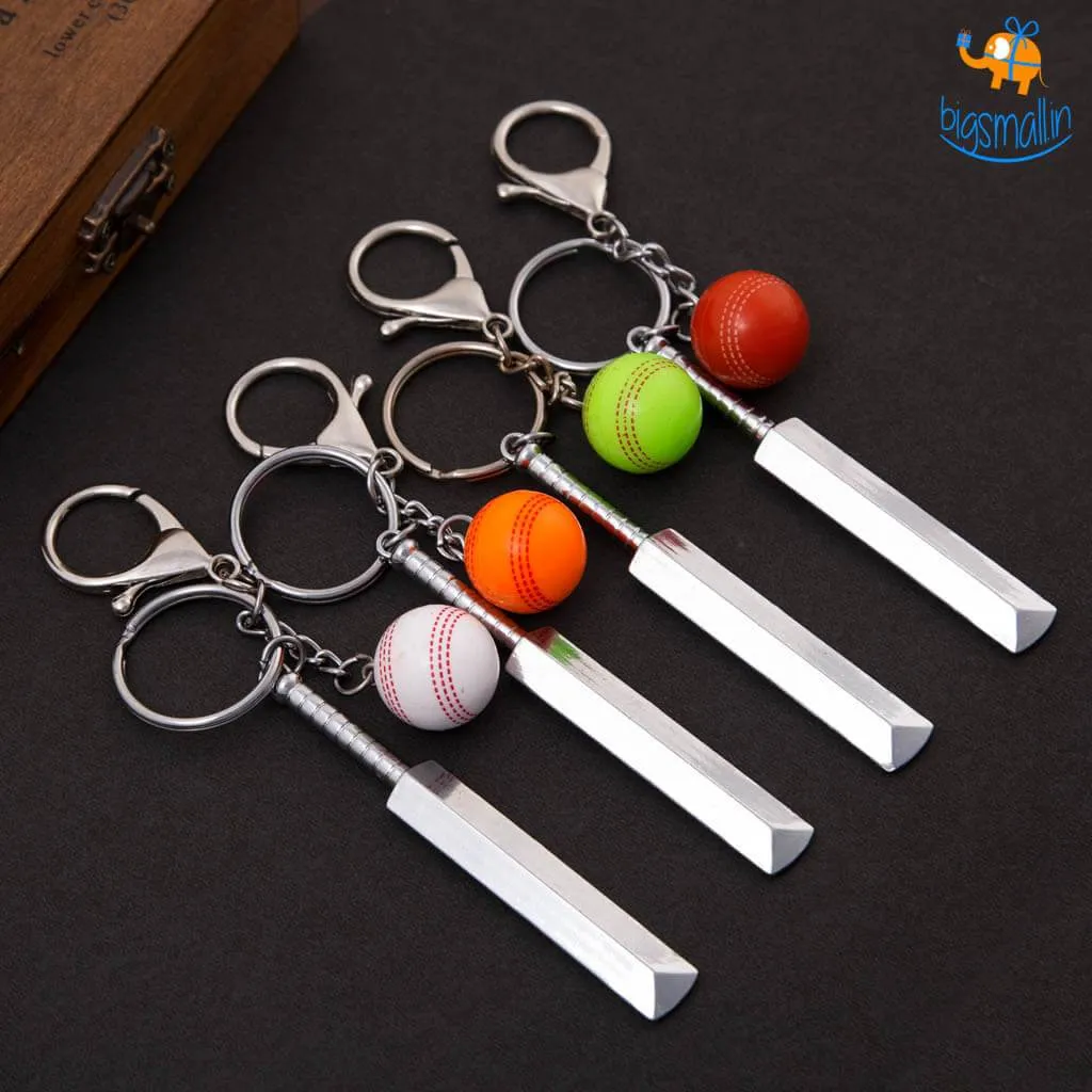 Cricket Metallic Keychain