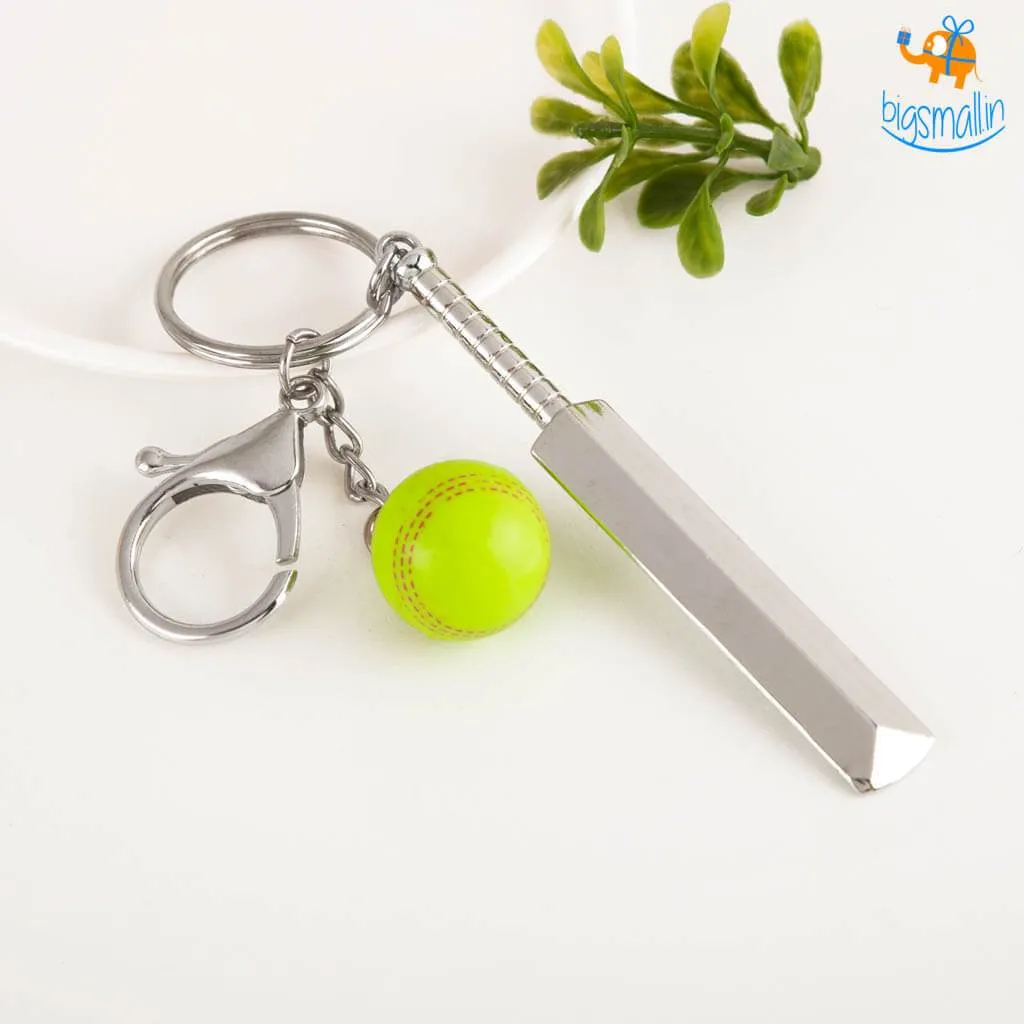 Cricket Metallic Keychain