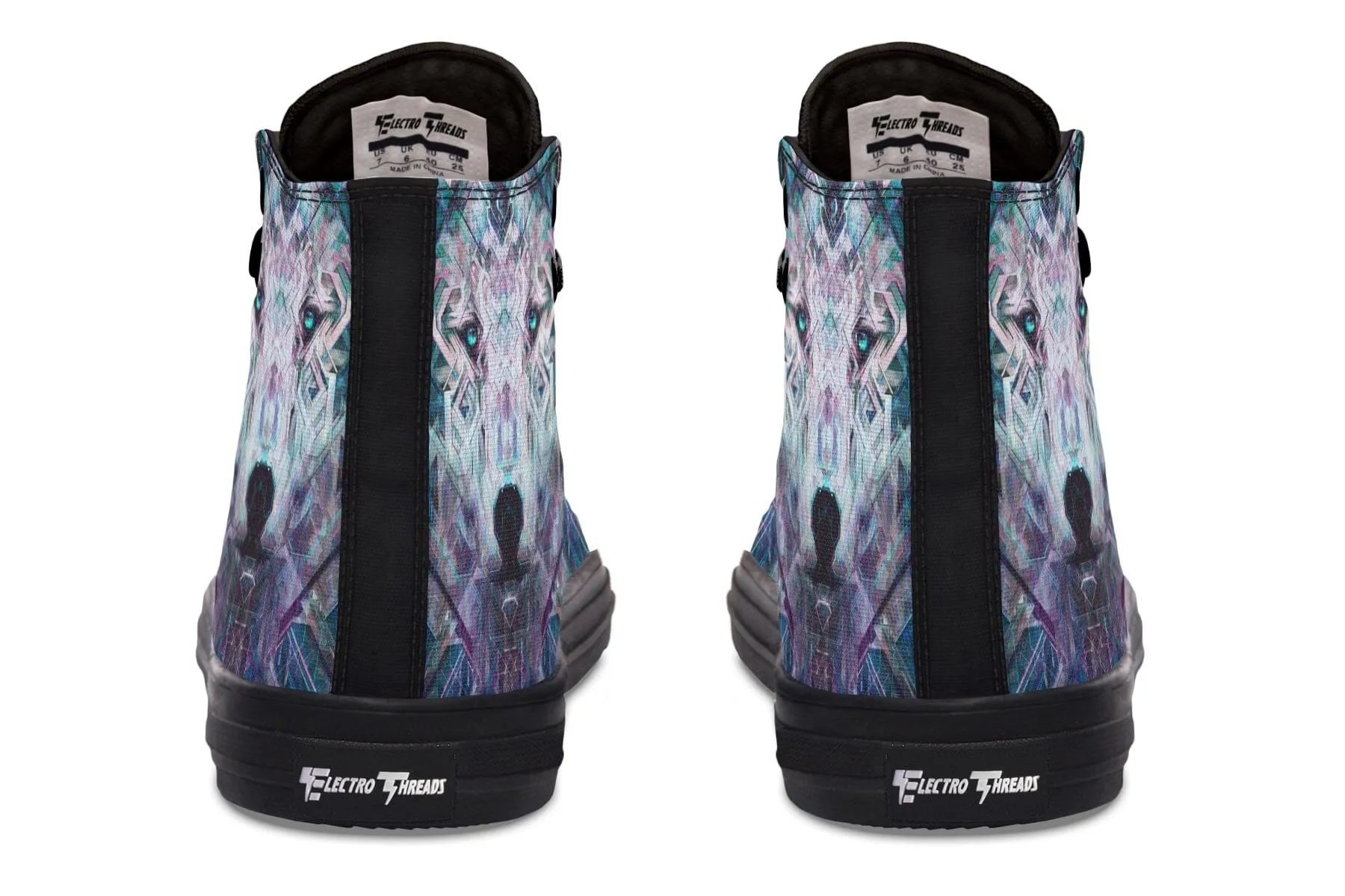 Crystal Wolf High Top Shoes