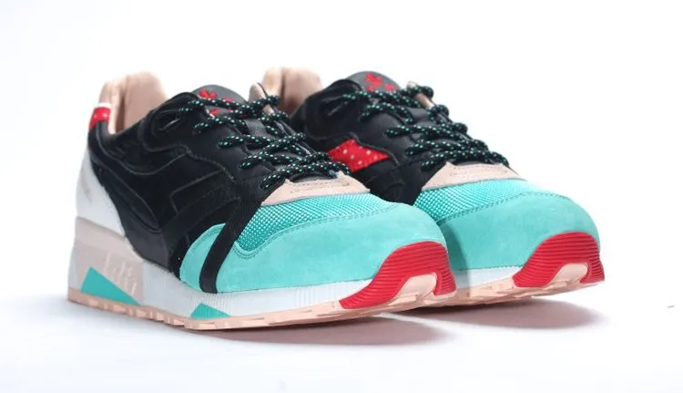 Diadora LimitEDitions x N9000 'Castellers' sneakers, black