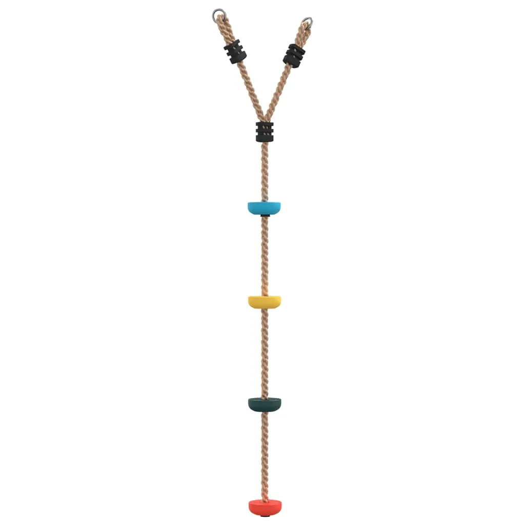 Disc Rope Swing for Kids with 4 Treads Multicolour