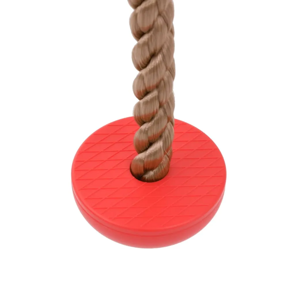 Disc Rope Swing for Kids with 4 Treads Multicolour