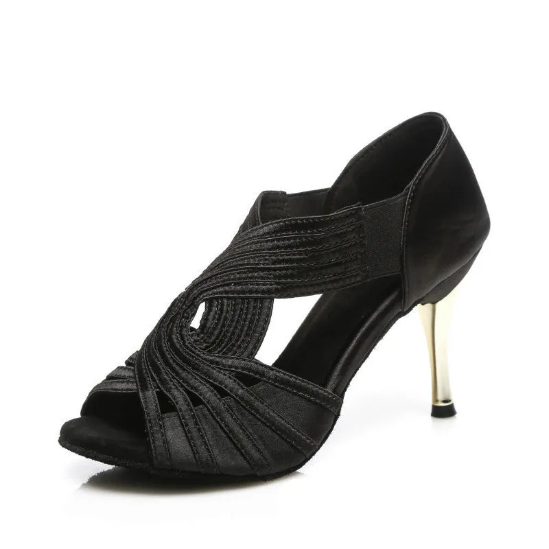 Double-Layer Latin Dance Shoes for Women