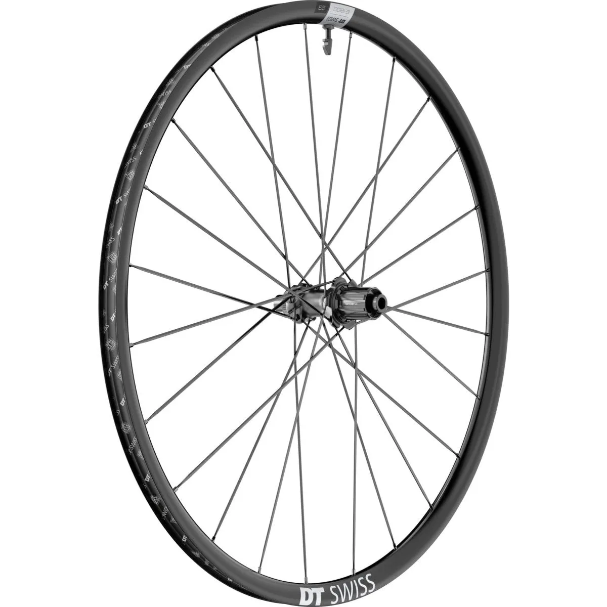 DT Swiss E 1800 SPLINE disc brake wheel, clincher 23 x 22 mm, Shimano rear