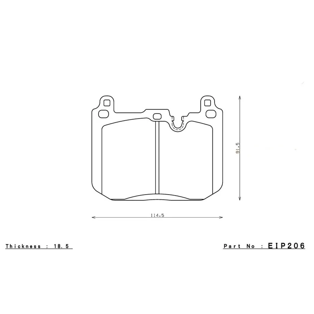 ENDLESS EIP206MA45B Front Brake Pads MA45B for BMW M2 (F87) / M3 (F80) / M4 (82)