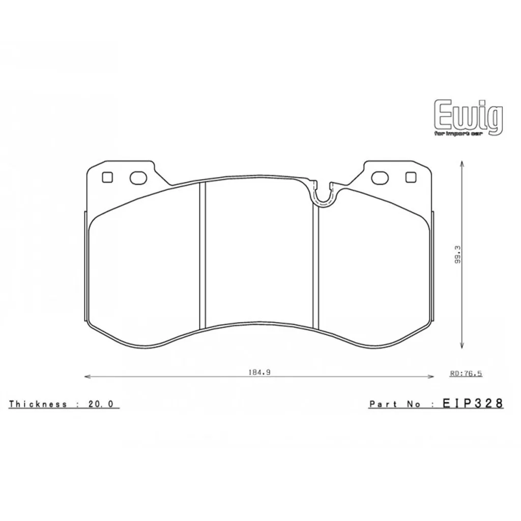 ENDLESS EIP328MA45B Front Brake Pads for BMW M2 (G87) / M3 (G80) / M4 (G82/G83)