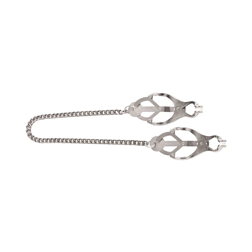 Endurance Butterfly Nipple Clamps with Jewel Chain