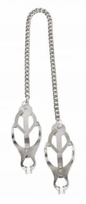 Endurance Butterfly Nipple Clamps with Jewel Chain